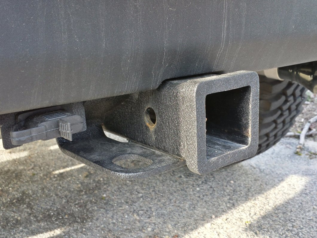 RedRock Hitch; Textured Black (07-18 Jeep Wrangler JK)