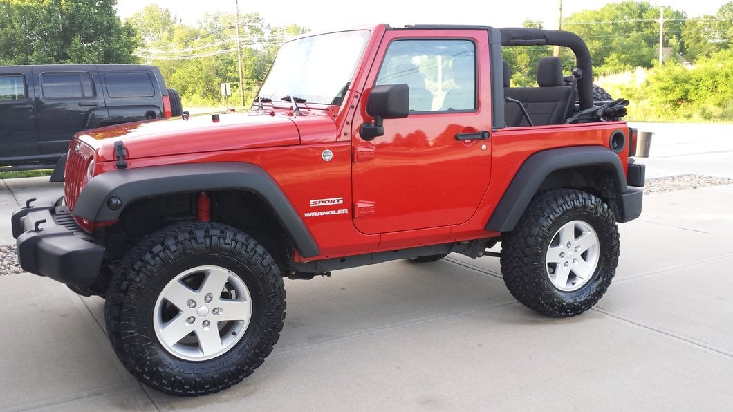 RedRock 1.50-Inch Wheel Spacers; 5x5 (07-18 Jeep Wrangler JK)