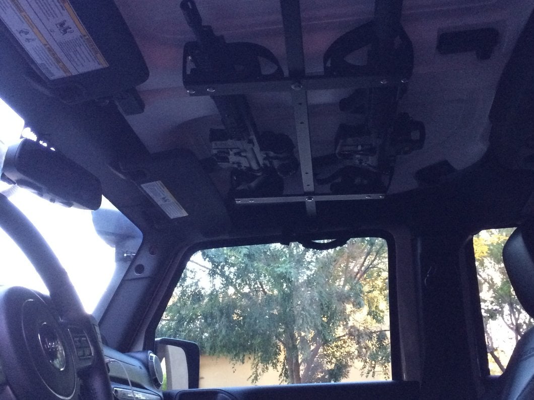 RedRock Quick-Draw Overhead Gun Rack for Tactical Weapons (Universal; Some Adaptation May Be Required)