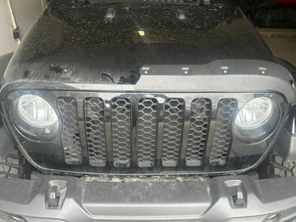 RedRock Hood Protector; Black (20-25 Jeep Gladiator JT, Excluding Mojave)