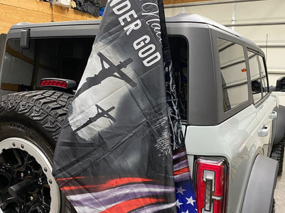 RedRock Tailgate Hinge Flag Pole Bracket (21-25 Bronco)
