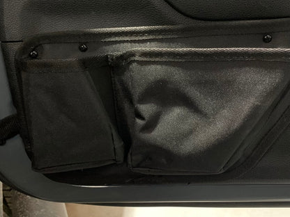 RedRock Door Storage Bag Set (11-18 Jeep Wrangler JK Front Door Only; 18-25 Jeep Wrangler JL 4-Door Rear Door Only)