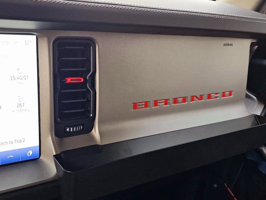 RedRock Passenger Side Dashboard Storage Tray (21-25 Bronco)