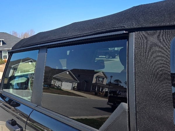 RedRock Window Visors; Matte Black (21-25 Bronco 4-Door)