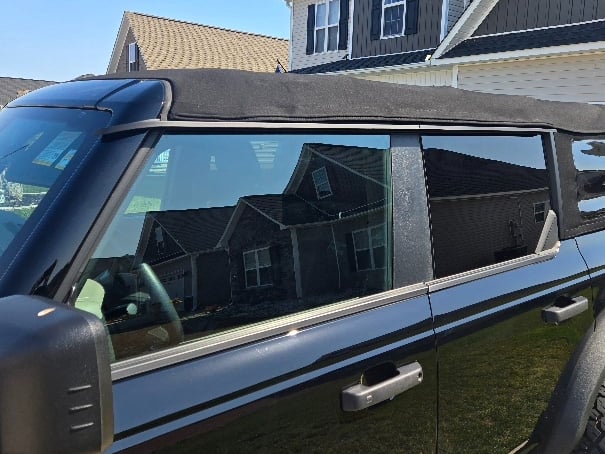RedRock Window Visors; Matte Black (21-25 Bronco 4-Door)