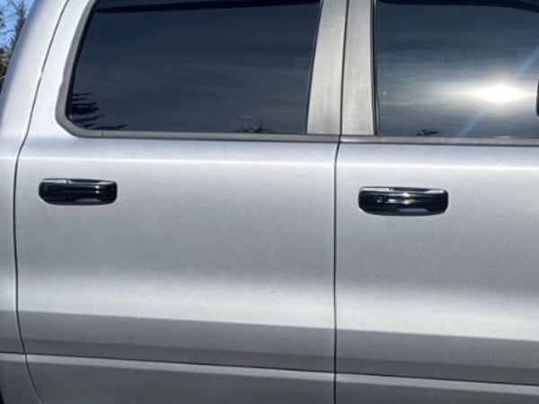 RedRock Door Handle Covers; Black (19-25 RAM 1500 w/ Passive Entry)