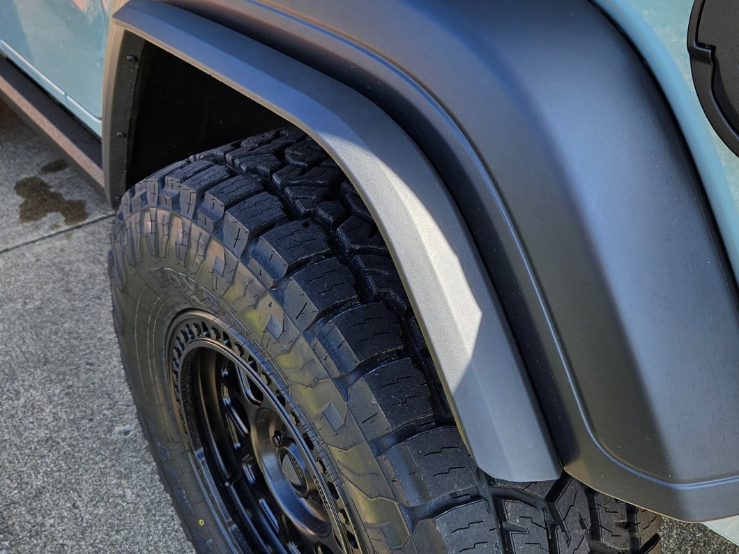 RedRock Fender Flare Extensions (18-25 Jeep Wrangler JL, Excluding Rubicon)