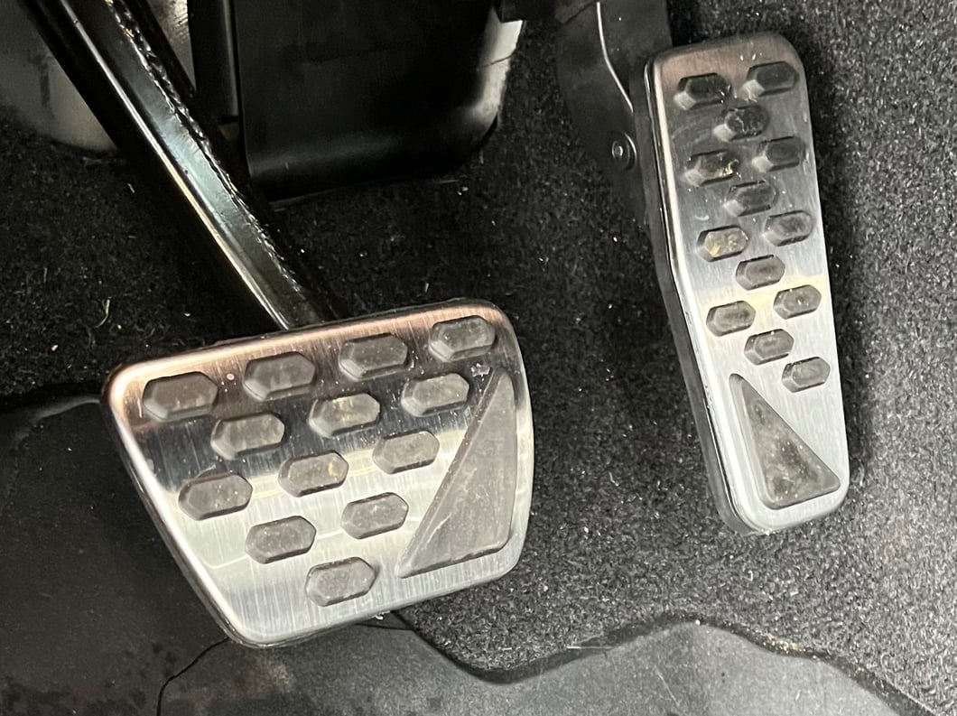 RedRock Billet Aluminum Pedal Covers (20-25 Jeep Gladiator JT w/ Automatic Transmission)