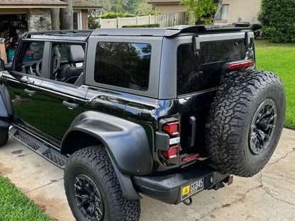 RedRock Rear Spoiler; Gloss Black (21-25 Bronco w/ Hard Top)