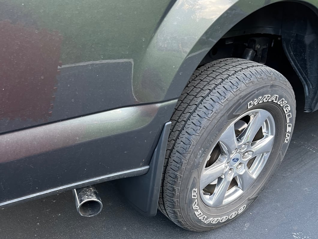 RedRock Molded Mud Guards; Front and Rear (15-20 F-150 w/o OE Fender Flares)
