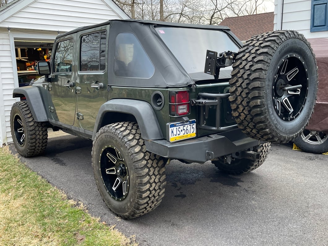 RedRock License Plate Bracket (07-18 Jeep Wrangler JK)