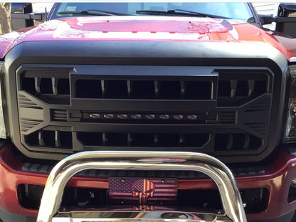 RedRock Armor Upper Replacement Grille with LED Off-Road Lighting (11-16 F-250 Super Duty)