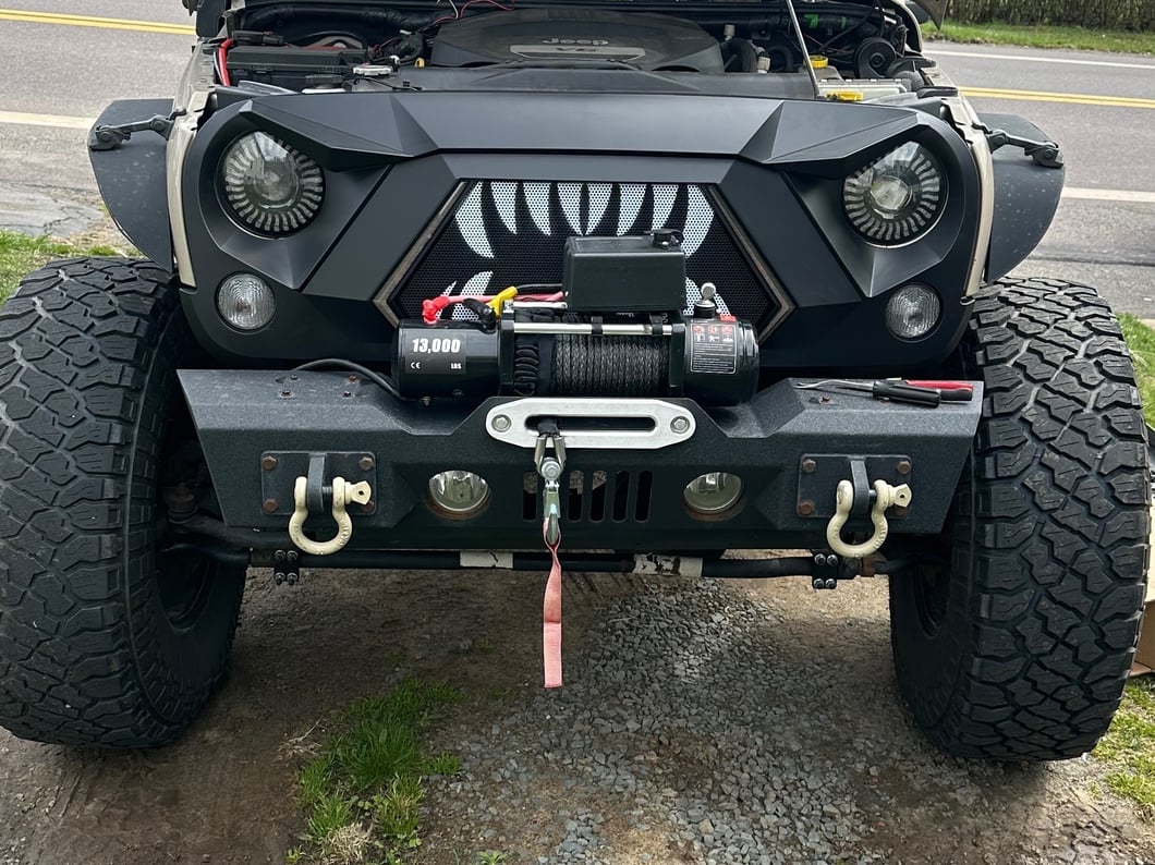 RedRock Open Wide Grille with LED DRL (07-18 Jeep Wrangler JK)