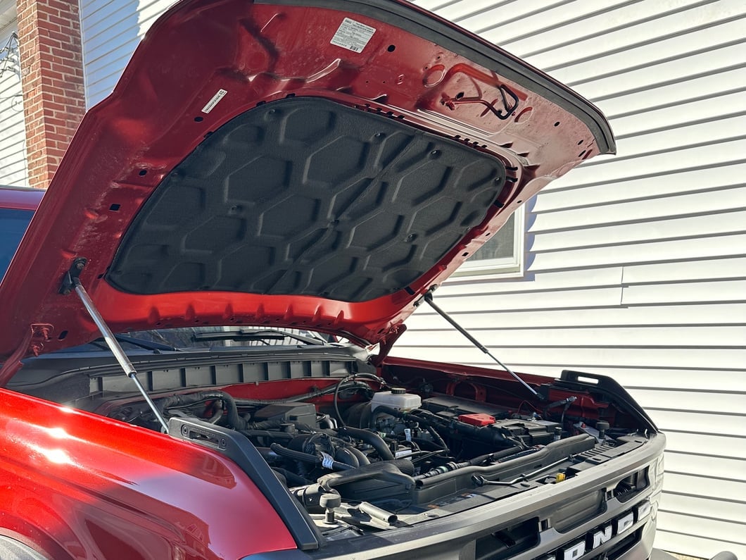 RedRock Underhood Insulation; Black (21-25 Bronco)