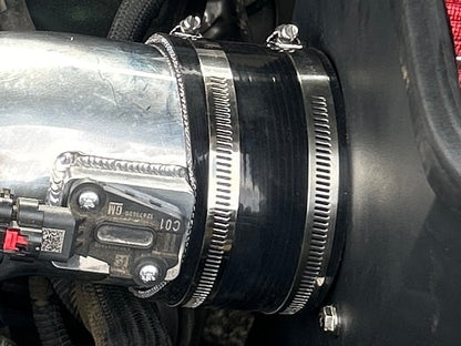 RedRock Cold Air Intake; Polished (19-25 V8 Sierra 1500)