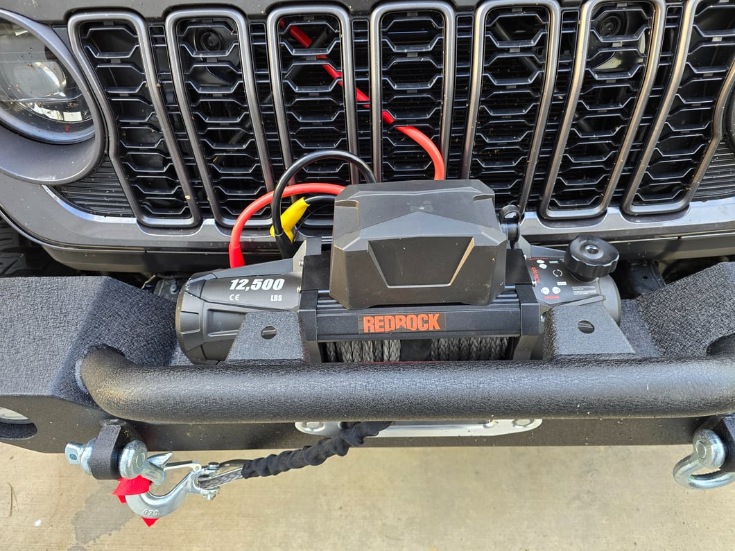 RedRock 12,500 lb. Winch with Synthetic Rope and Dual Control Unit (Universal; Some Adaptation May Be Required)