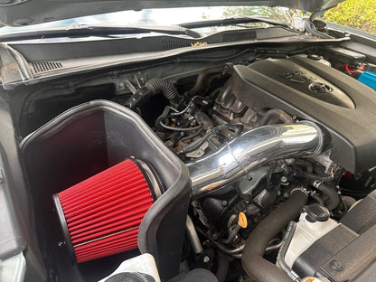 RedRock Cold Air Intake; Polished (16-23 3.5L Tacoma)