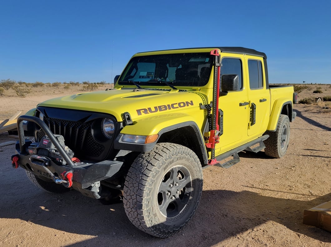 RedRock Titus Grille; Unpainted (20-25 Jeep Gladiator JT w/o TrailCam)