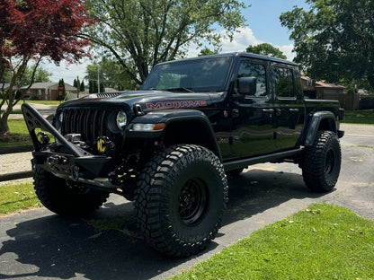 RedRock Stubby Winch Front Bumper with Stinger Bar (20-25 Jeep Gladiator JT)