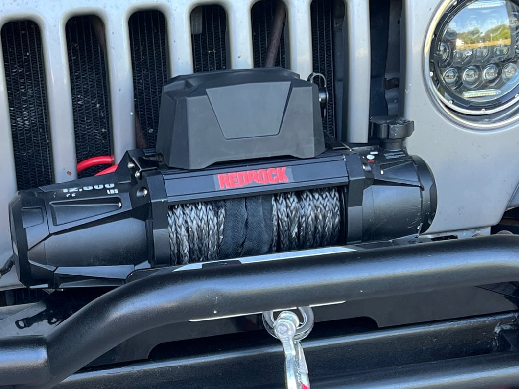 RedRock 12,500 lb. Winch with Synthetic Rope and Dual Control Unit (Universal; Some Adaptation May Be Required)