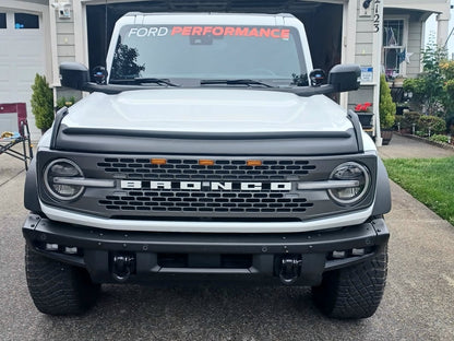 RedRock LED Grille Lighting; Smoked (21-25 Bronco Badlands, Everglades, Wildtrack)
