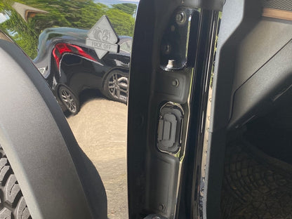 RedRock Hood Deflector; Gloss Black (21-25 Bronco)