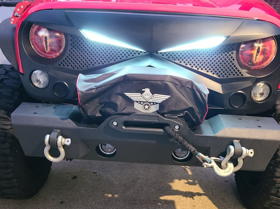 RedRock Hawk Grille with LED Lighting (07-18 Jeep Wrangler JK)