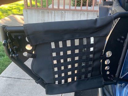 Jeep Licensed by RedRock Trail Rear Doors (07-18 Jeep Wrangler JK 4-Door)