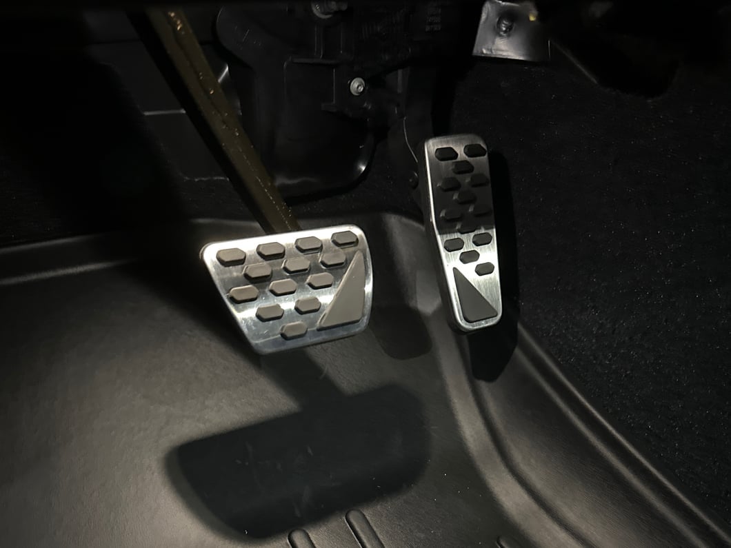 RedRock Billet Aluminum Pedal Covers (20-25 Jeep Gladiator JT w/ Automatic Transmission)