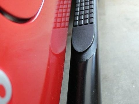 RedRock 3-Inch Round Side Step Bars; Semi-Gloss Black (87-06 Jeep Wrangler YJ & TJ, Excluding Unlimited)