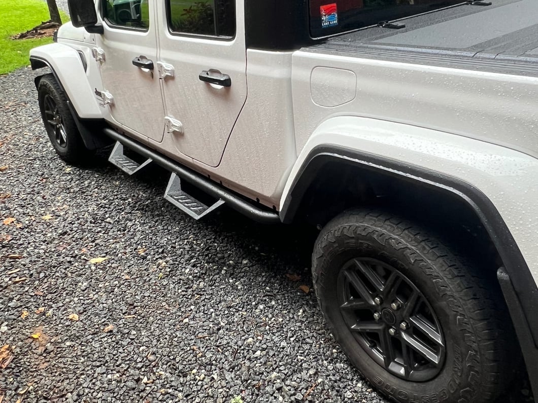 RedRock Molded Mud Guards; Front and Rear (20-25 Jeep Gladiator JT Sport S)