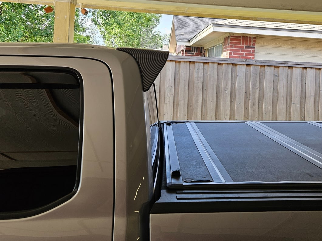 RedRock Roof Spoiler; Carbon Fiber Design (15-20 F-150)