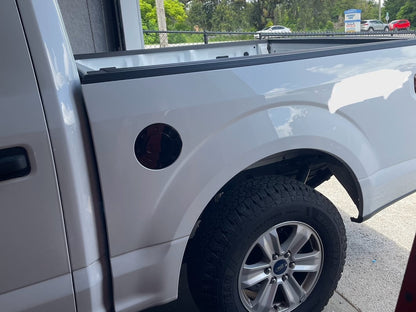 RedRock Fuel Door Cover; Gloss Black (15-20 F-150, Excluding Diesel)