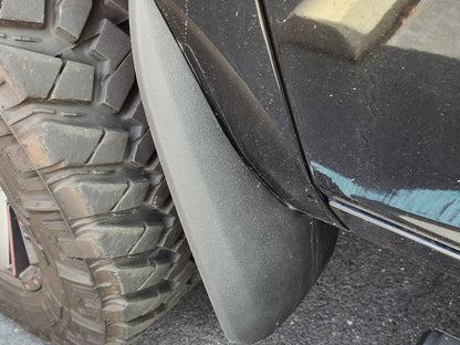 RedRock Molded Mud Guards; Front and Rear (09-18 RAM 1500 w/o OE Fender Flares)