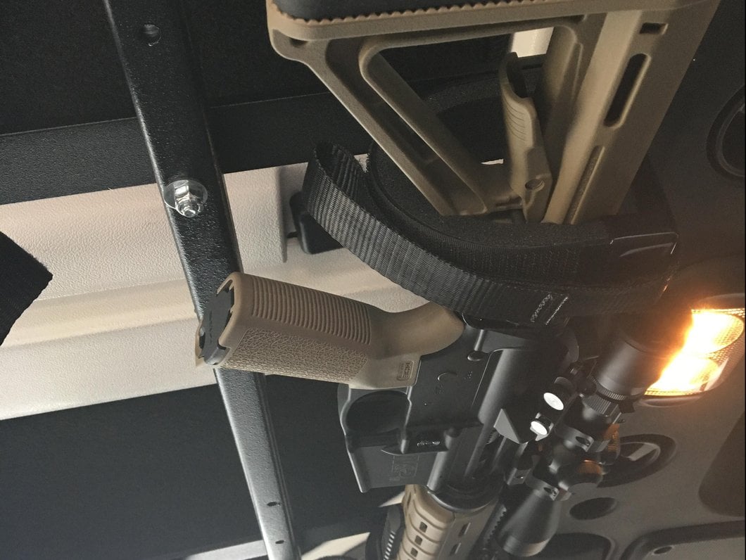 RedRock Quick-Draw Overhead Gun Rack for Tactical Weapons (Universal; Some Adaptation May Be Required)