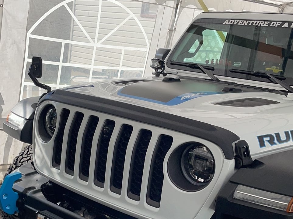 RedRock Hood Mounted Mirror Kit (18-25 Jeep Wrangler JL)