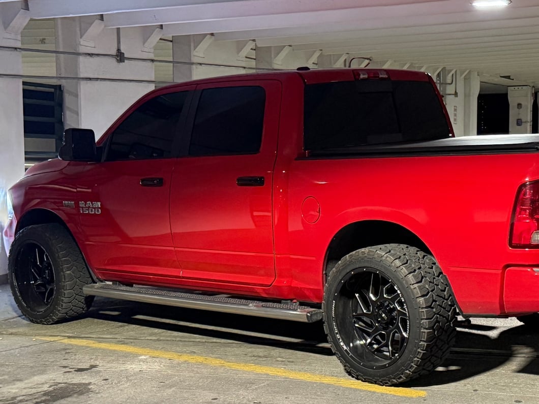RedRock Door Handle Covers; Gloss Black (09-18 RAM 1500)