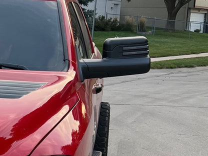 RedRock Door Handle Covers; Gloss Black (09-18 RAM 1500)