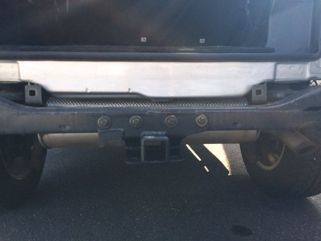 RedRock Hitch; Textured Black (07-18 Jeep Wrangler JK)