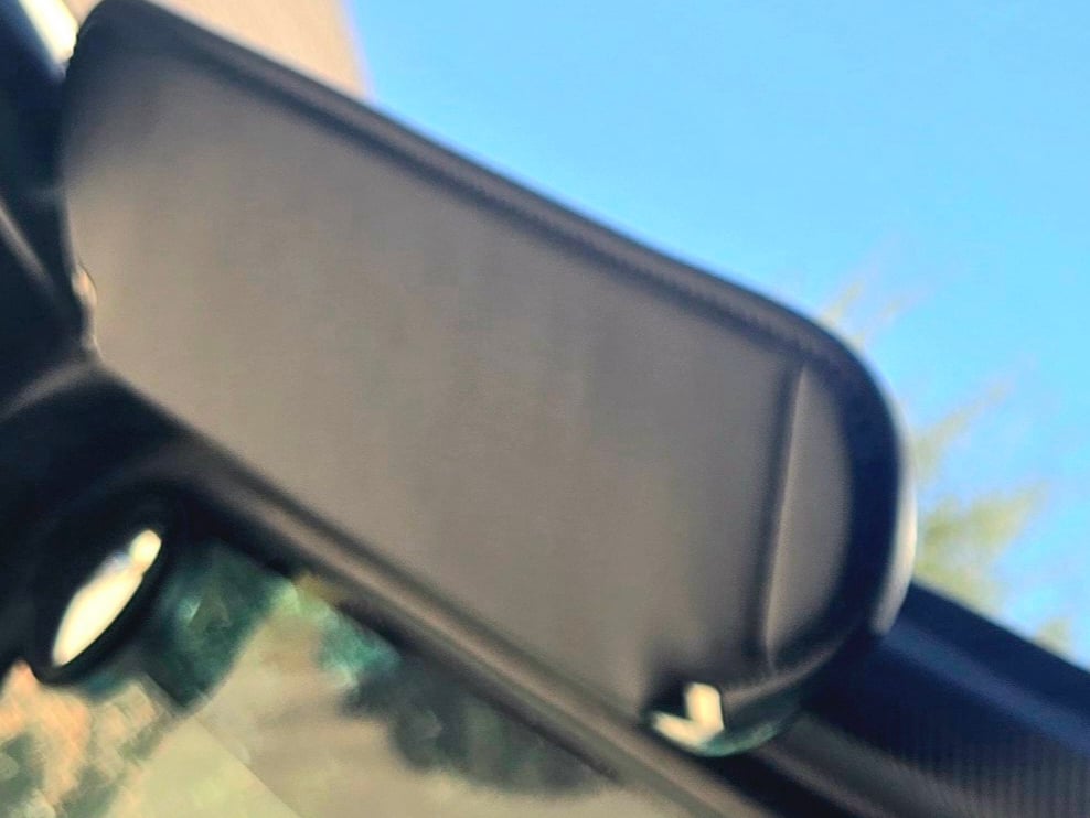 RedRock Sunvisors; Black (87-95 Jeep Wrangler YJ)