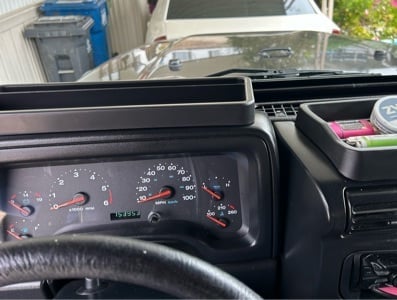 RedRock Dashboard Storage Organizer Tray (97-06 Jeep Wrangler TJ)