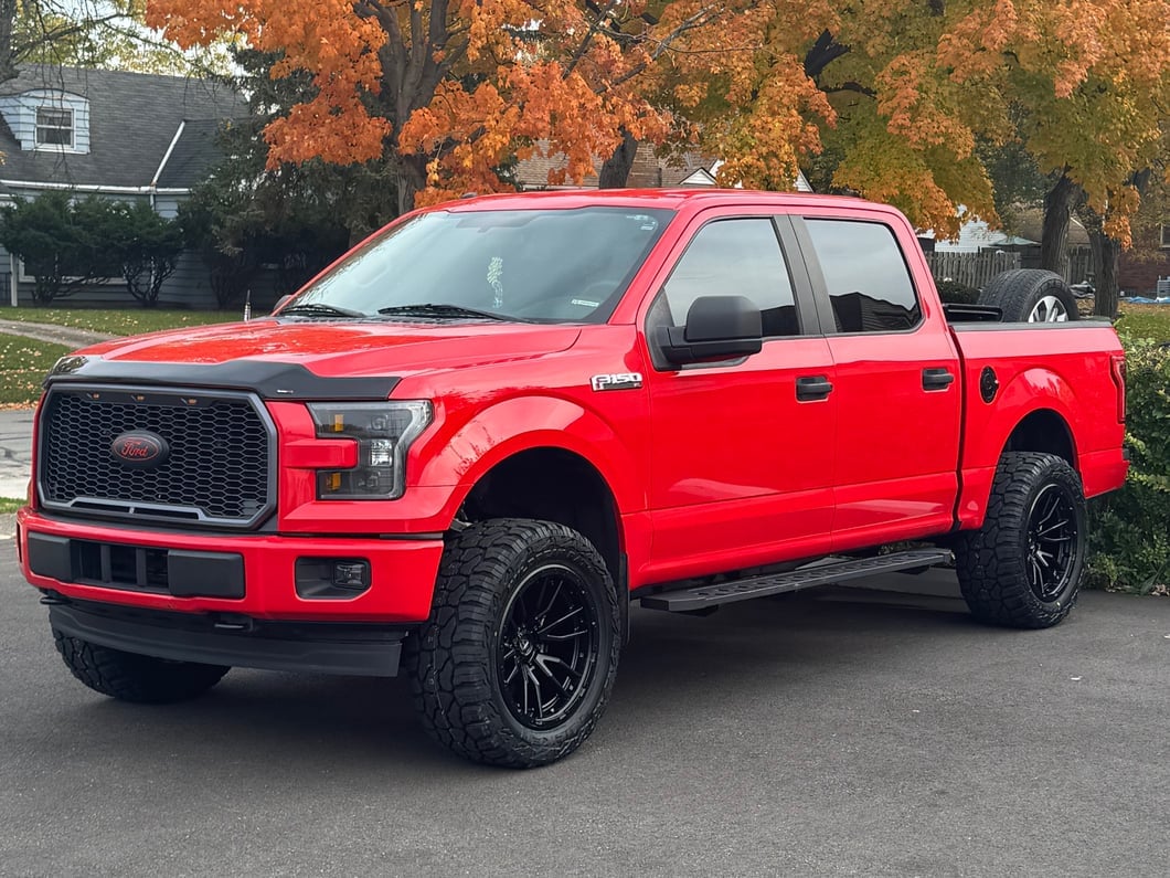 RedRock Fuel Door Cover; Gloss Black (15-20 F-150, Excluding Diesel)