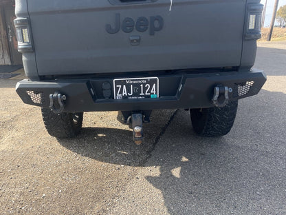 Jeep Licensed by RedRock HD Crawler Rear Bumper with Jeep Logo (20-25 Jeep Gladiator JT)
