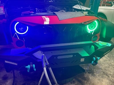 RedRock Headlight Mounting Rings (07-18 Jeep Wrangler JK)