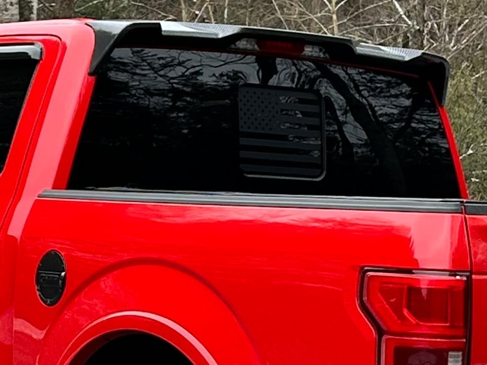 RedRock Roof Spoiler; Carbon Fiber Design (15-20 F-150)
