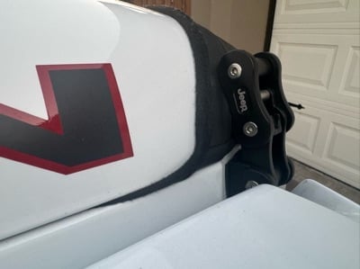 Jeep Licensed by RedRock Billet Aluminum Hood Catch Set with Jeep Logo (20-25 Jeep Gladiator JT)