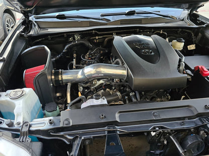 RedRock Cold Air Intake; Polished (16-23 3.5L Tacoma)