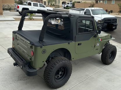 RedRock Bikini Top; Black Diamond (97-06 Jeep Wrangler TJ, Excluding Unlimited)