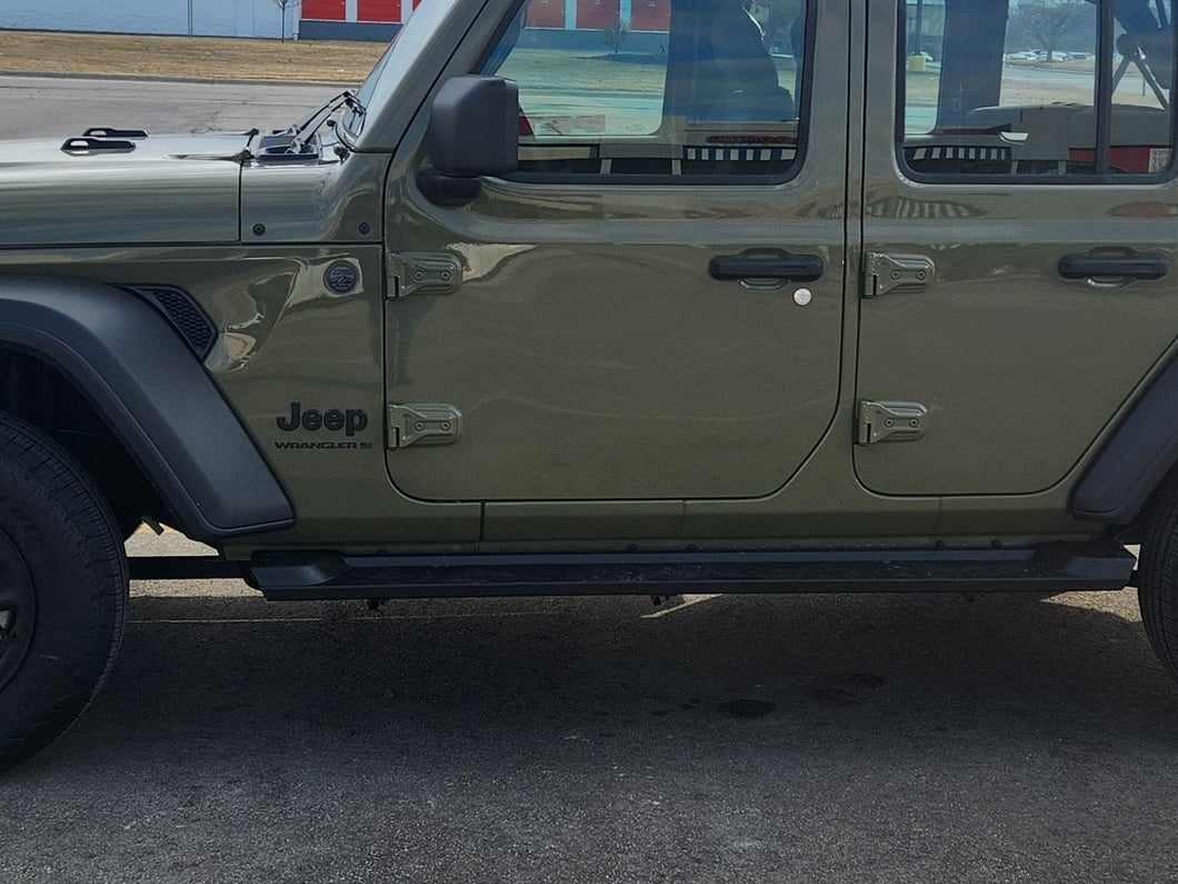 RedRock Heavy Duty Steel OE Style Side Step Bars (18-25 Jeep Wrangler JL 4-Door)
