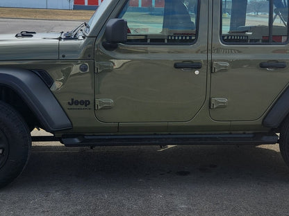 RedRock Heavy Duty Steel OE Style Side Step Bars (18-25 Jeep Wrangler JL 4-Door)